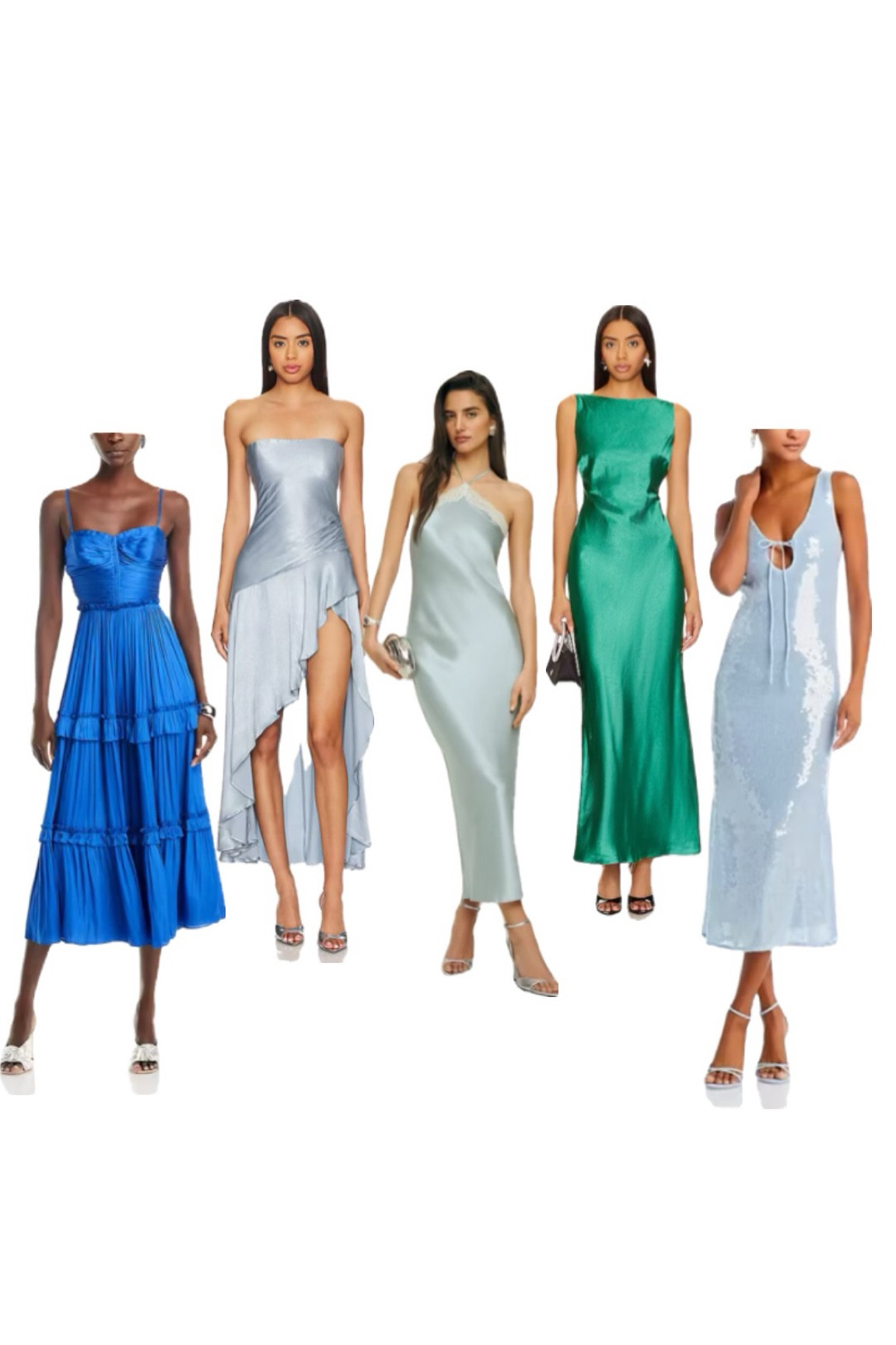 Wedding guest dress inspo!! Colors - blue and greens 

#LTKWedding #LTKParties #LTKStyleTip