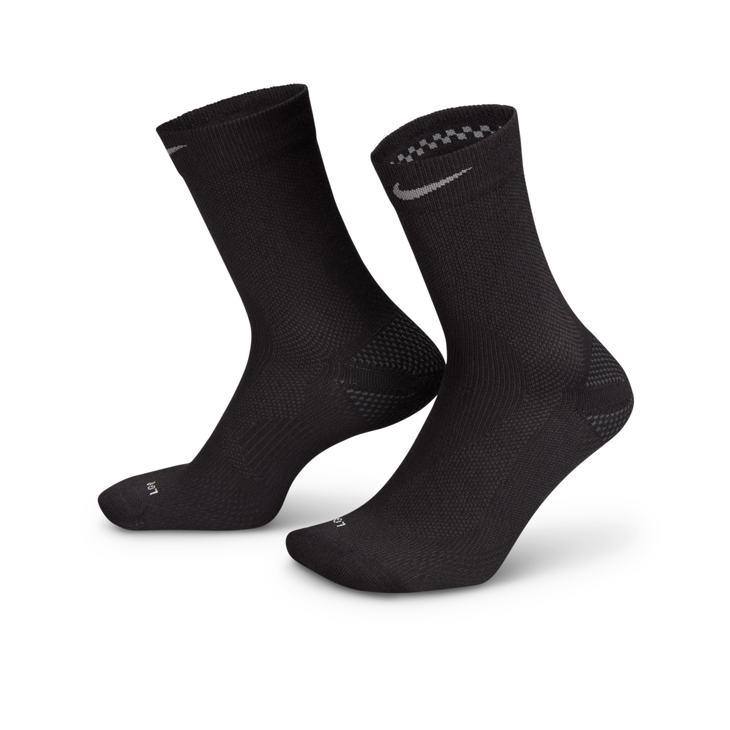 Nike Unisex Running Lightweight Crew Socks (1 Pair) in Black | HV6919-010 | Nike (US)