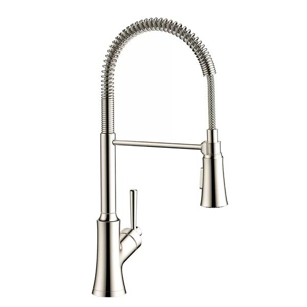 4792830 Joleena Pull Out Single Handle Kitchen Faucet | Wayfair North America