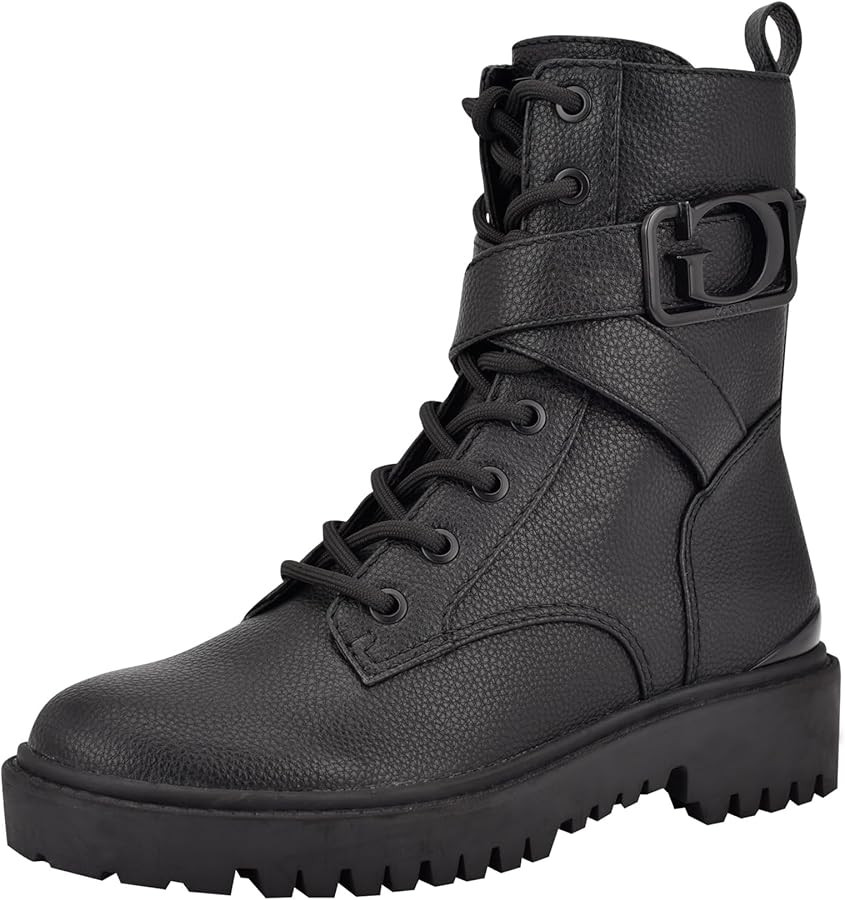 GUESS Women's Orana Combat Boot | Amazon (US)