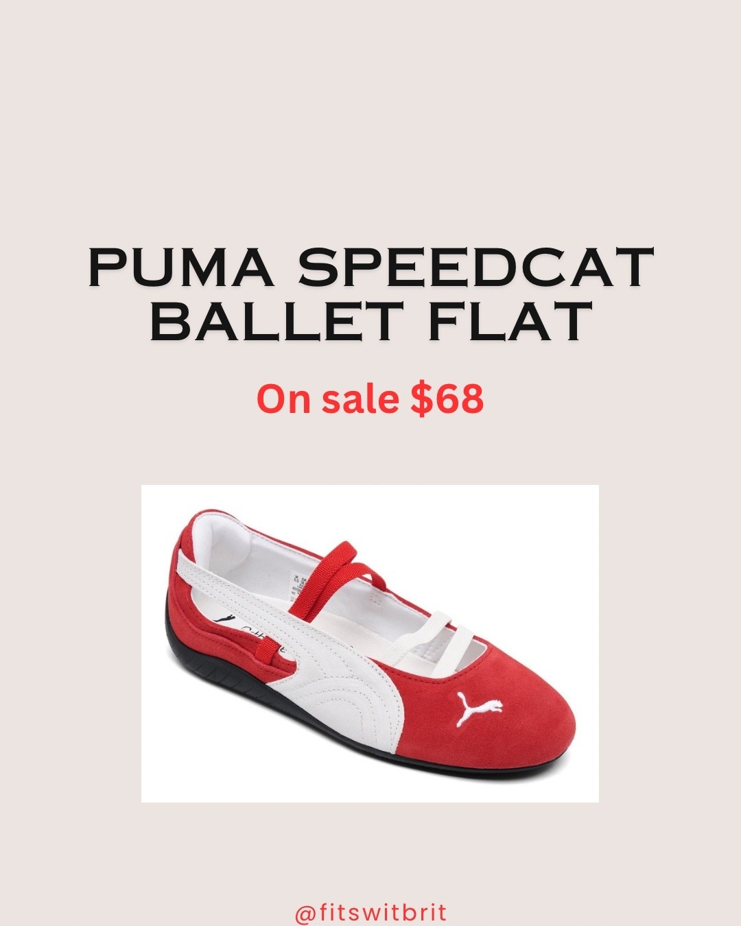Puma Speedcat Ballet Flat on sale $68  

#LTKSaleAlert #LTKGiftGuide #LTKFindsUnder100