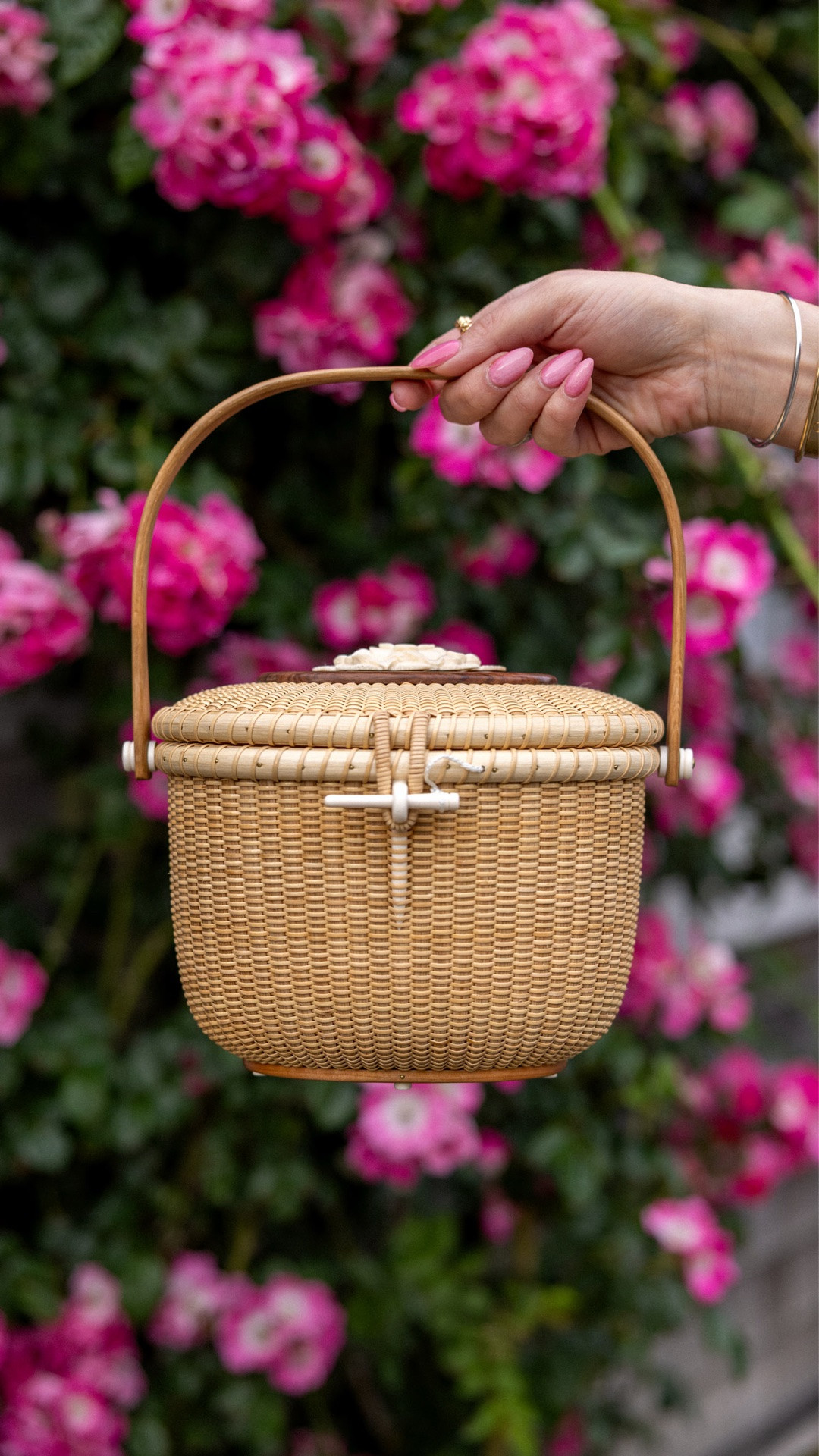 Sharing all the summer bags I’m taking with me to Nantucket including my VIN. Hold Fishy bag, the STAUD Tommy Beaded Nantucket Whale bag, my custom Friendship Lightship Bag, my Mark & Graham woven caning crossbody bag, my red H&M crab wicker novelty bag, the L.L.Bean Boat and Tote with Freshwater Hydrangea charm and the Frances Valentine x Atlantic-Pacific E/W raffia tote

#LTKootd #LTKSeasonal #LTKSaleAlert