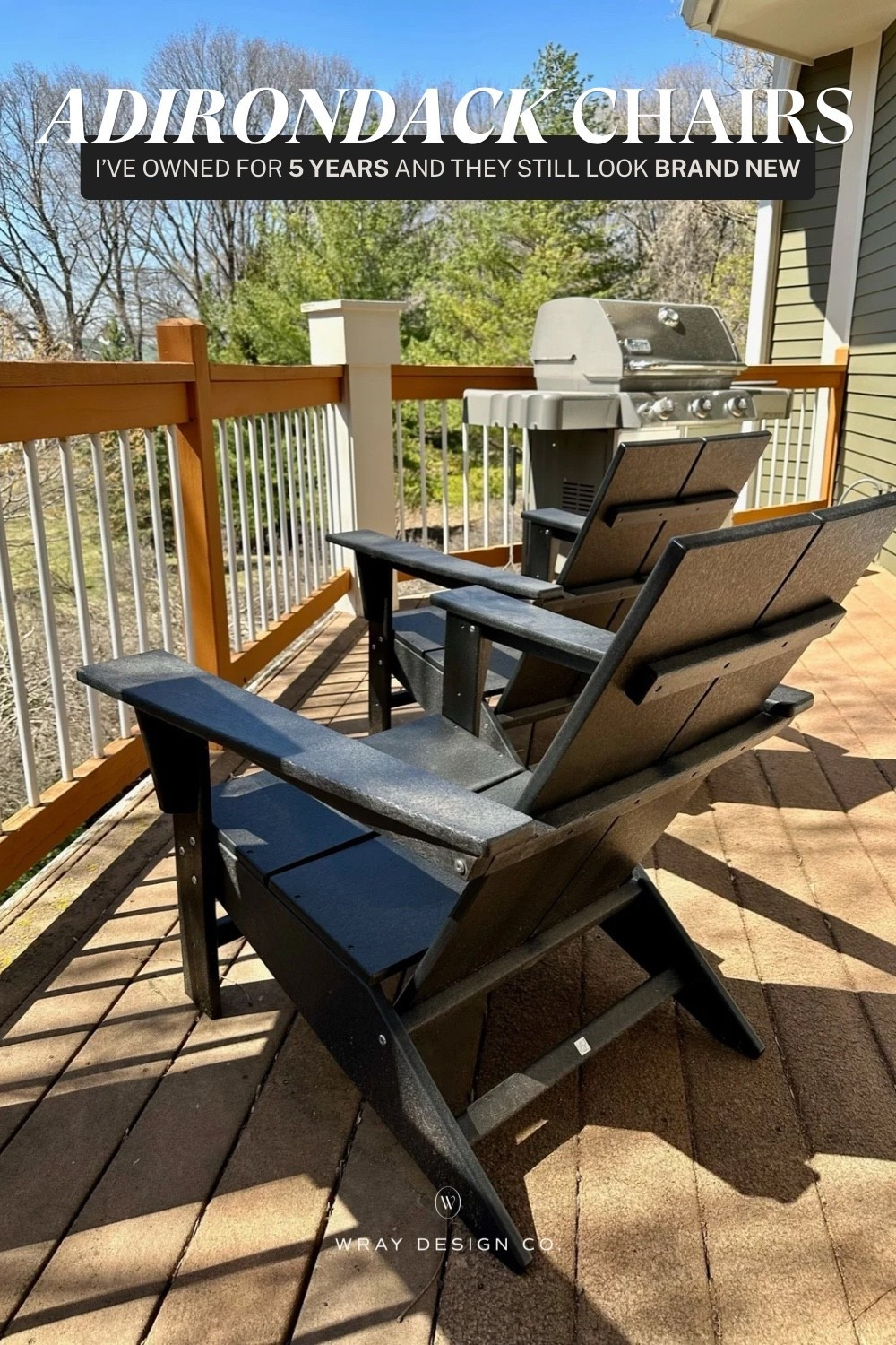 These Adirondack chairs still look brand new, five years later! Shown in black but available in several colors. The patio chairs I recommend to everyone. @Target

#LTKHome #LTKSeasonal
