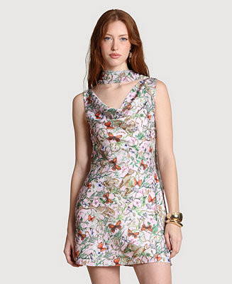Women's Cowl Neck Mini Dress | Macy's
