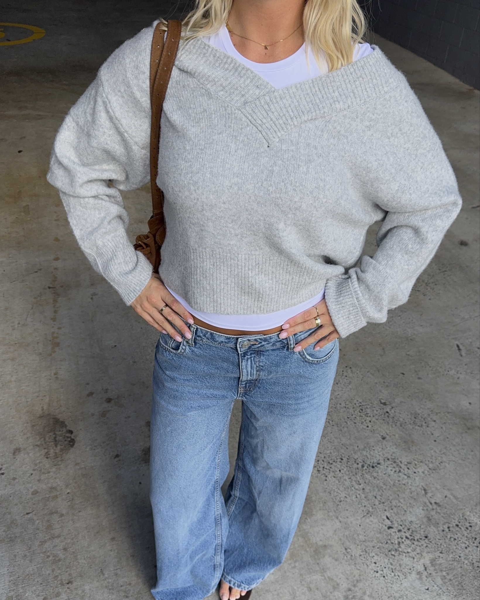 The cutest grey knit 

#LTKworkwear #LTKnewzealand #LTKaustralia