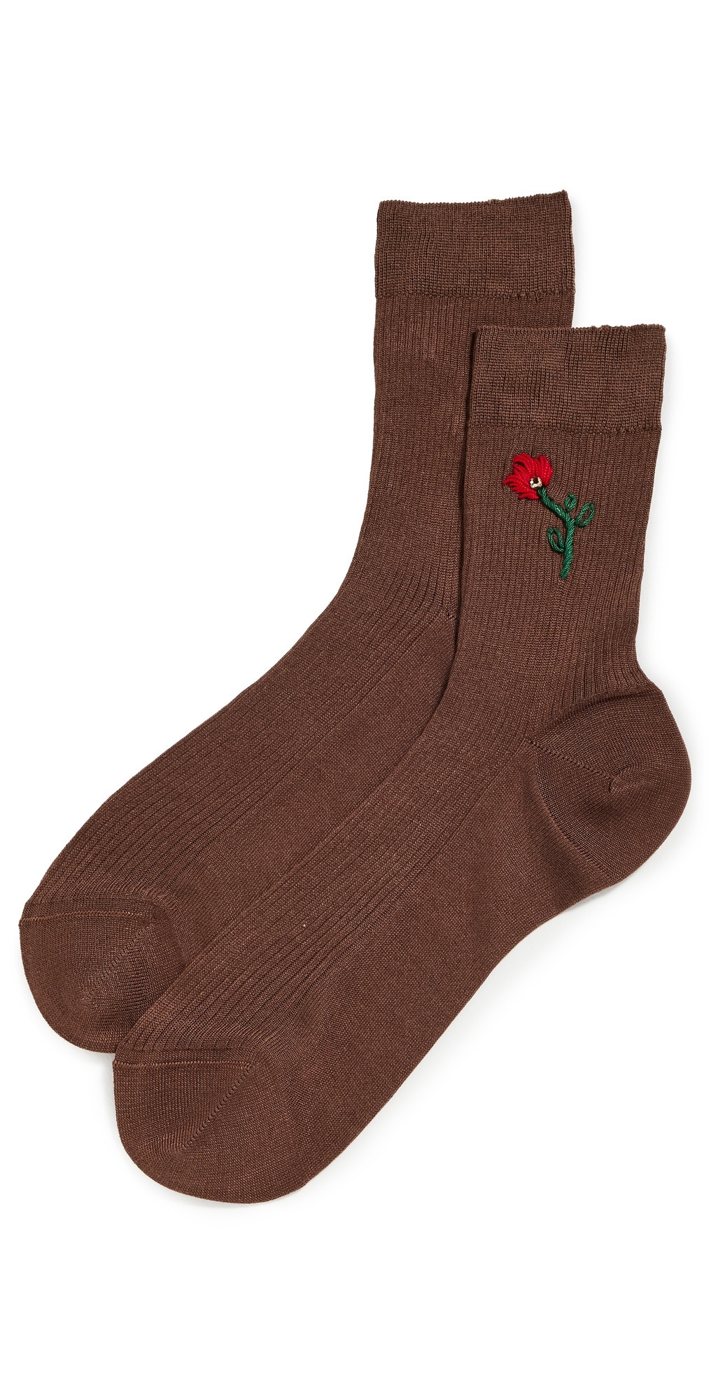 Maria La Rosa Iris Socks Cocco One Size | Shopbop