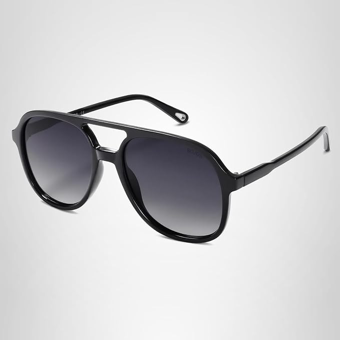 SOJOS Retro Polarized Aviator Sunglasses Womens Mens Classic 80s 90s Vintage Trendy Square Aviato... | Amazon (US)