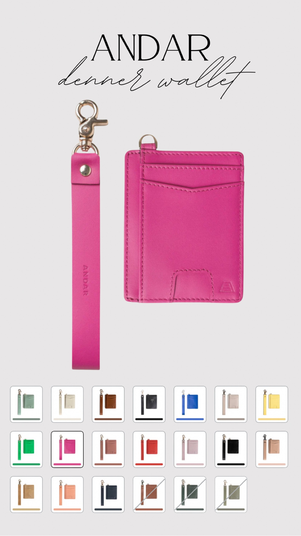 Denner wallet 20% off! Code DENNER20