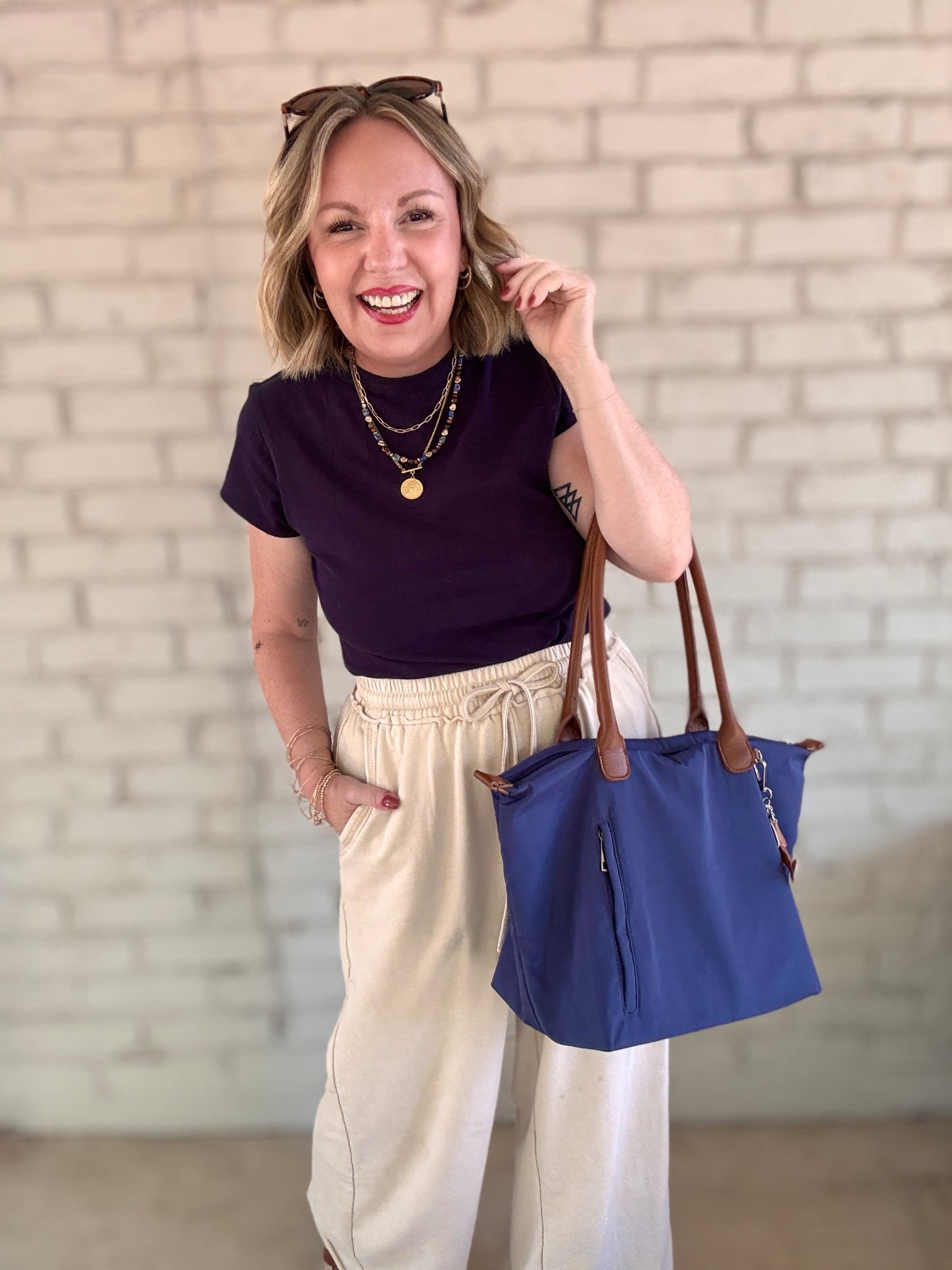 Medium top & pants 

#LTKOver40 #LTKSeasonal #LTKSaleAlert