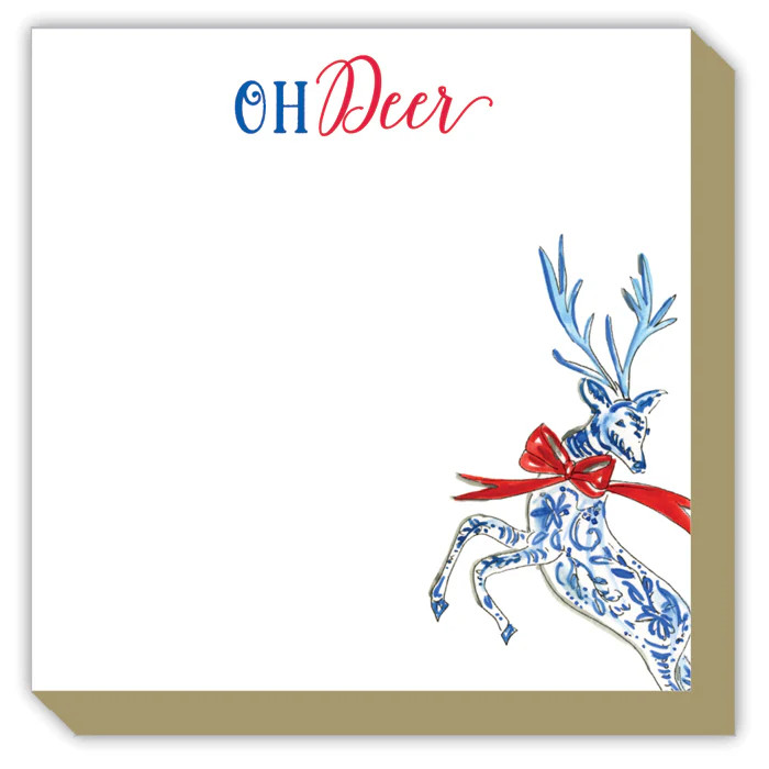 Oh Deer Holiday Reindeer Luxe Pad | Rosanne Beck Collections