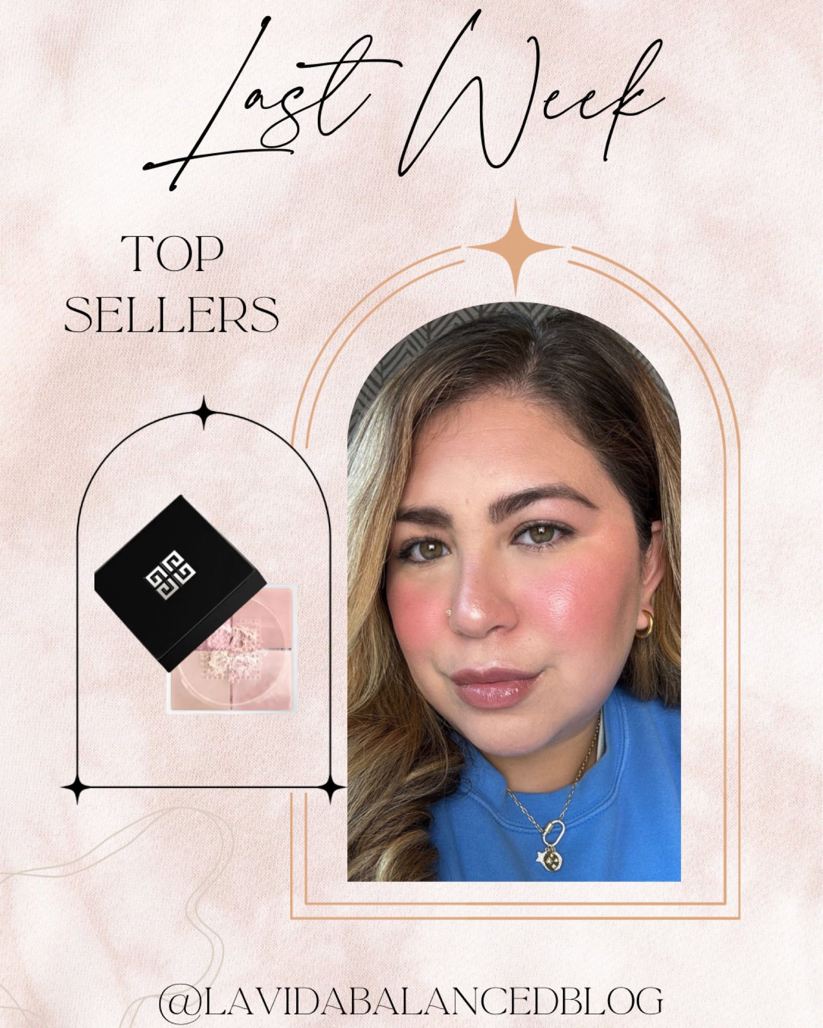 Givenchy loose setting powder in Voile Rośe is so good! I used it here to brighten up under my eyes 

#LTKbeauty #LTKstyletip #LTKfindsunder50