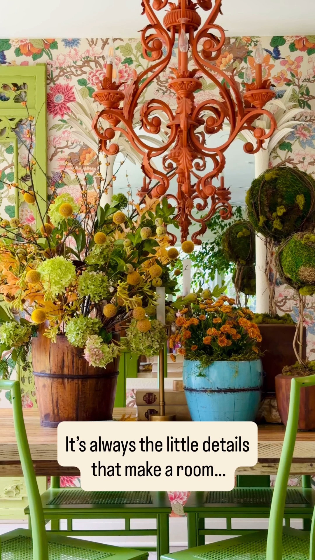 zigandcompany Good lighting really is jewelry for a room. #ad
I've always been drawn to pieces that feel collected and have a little personality, so these vintage-inspired lights from @lightopia_ were such a natural fit in our dining room.
I tucked them right into my fall table with flowers, mossy topiaries and all the color and pattern I love. They're that perfect mix of vintage charm + modern romance, and that warm little glow completely changes the feeling of the space.

#LTKSeasonal #LTKHome