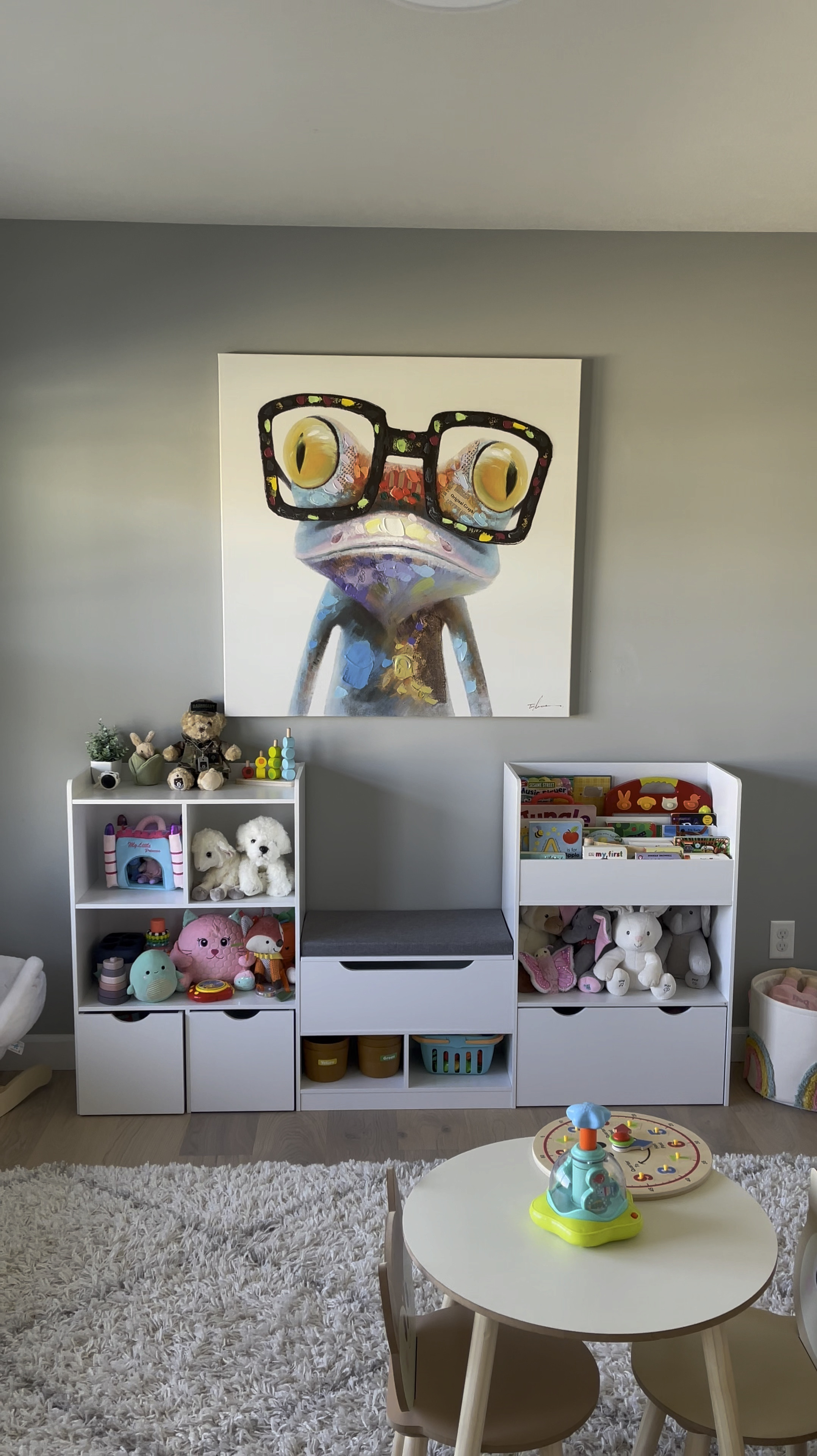 The cutest kids book and toy storage from Amazon. Great for keeping all their things organized and easy to reach. 

#LTKKids #LTKFamily