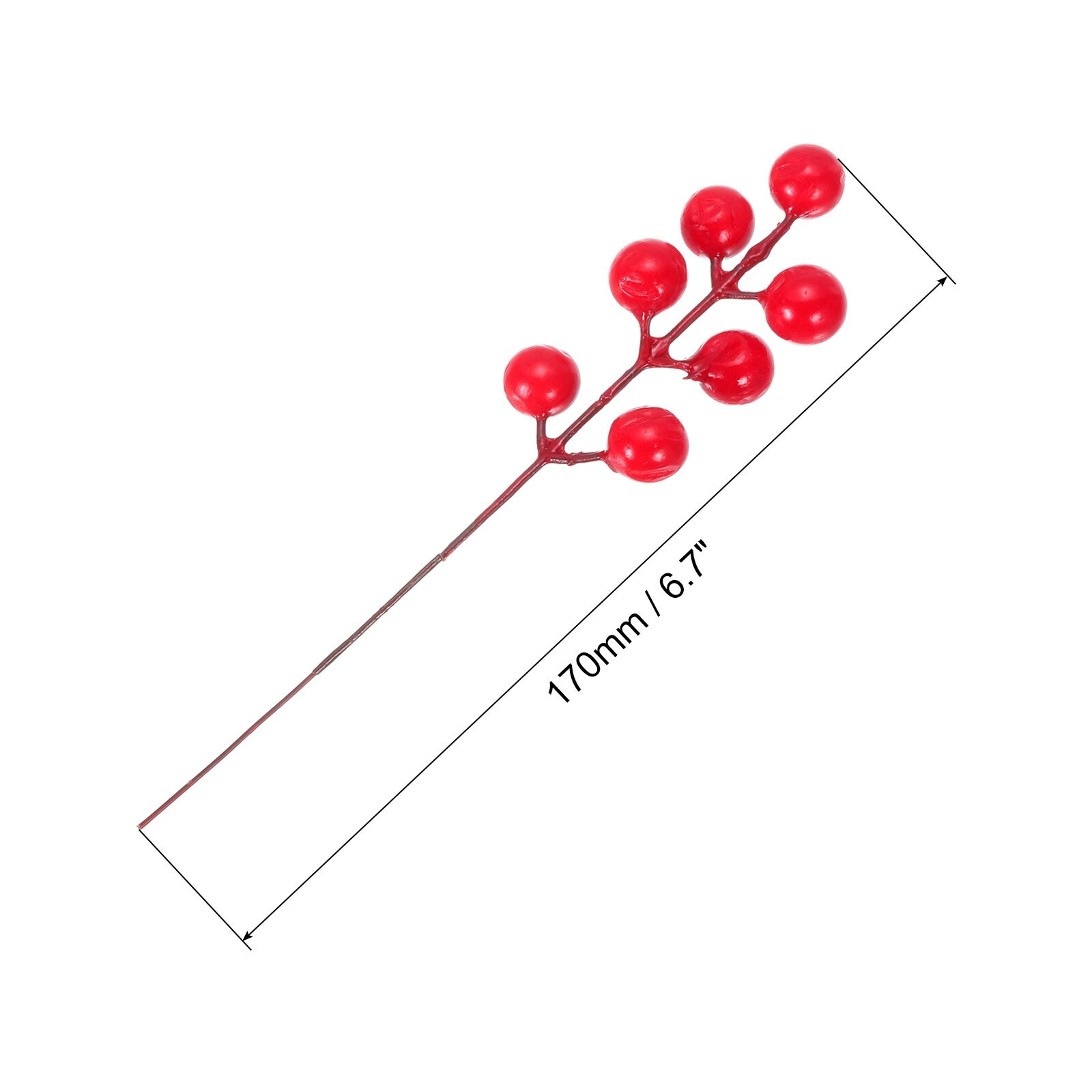 Artificial Red Berry Stems, Holly Berries Branches Berry Picks Style 2 | Bed Bath & Beyond