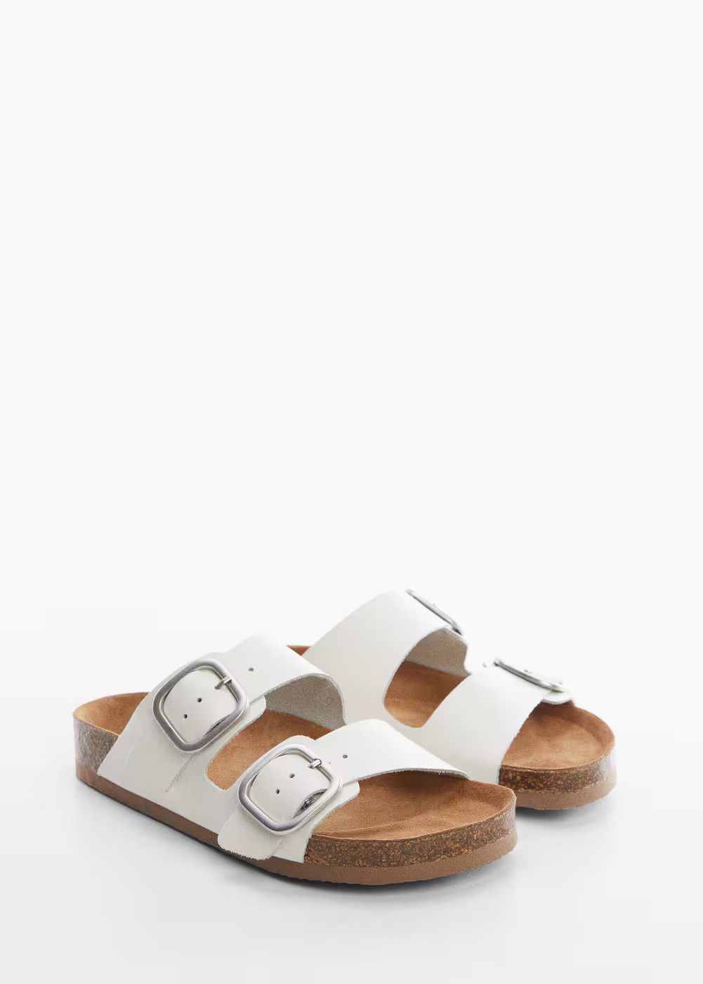 Ledersandalen mit Schnallen | MANGO (DE)