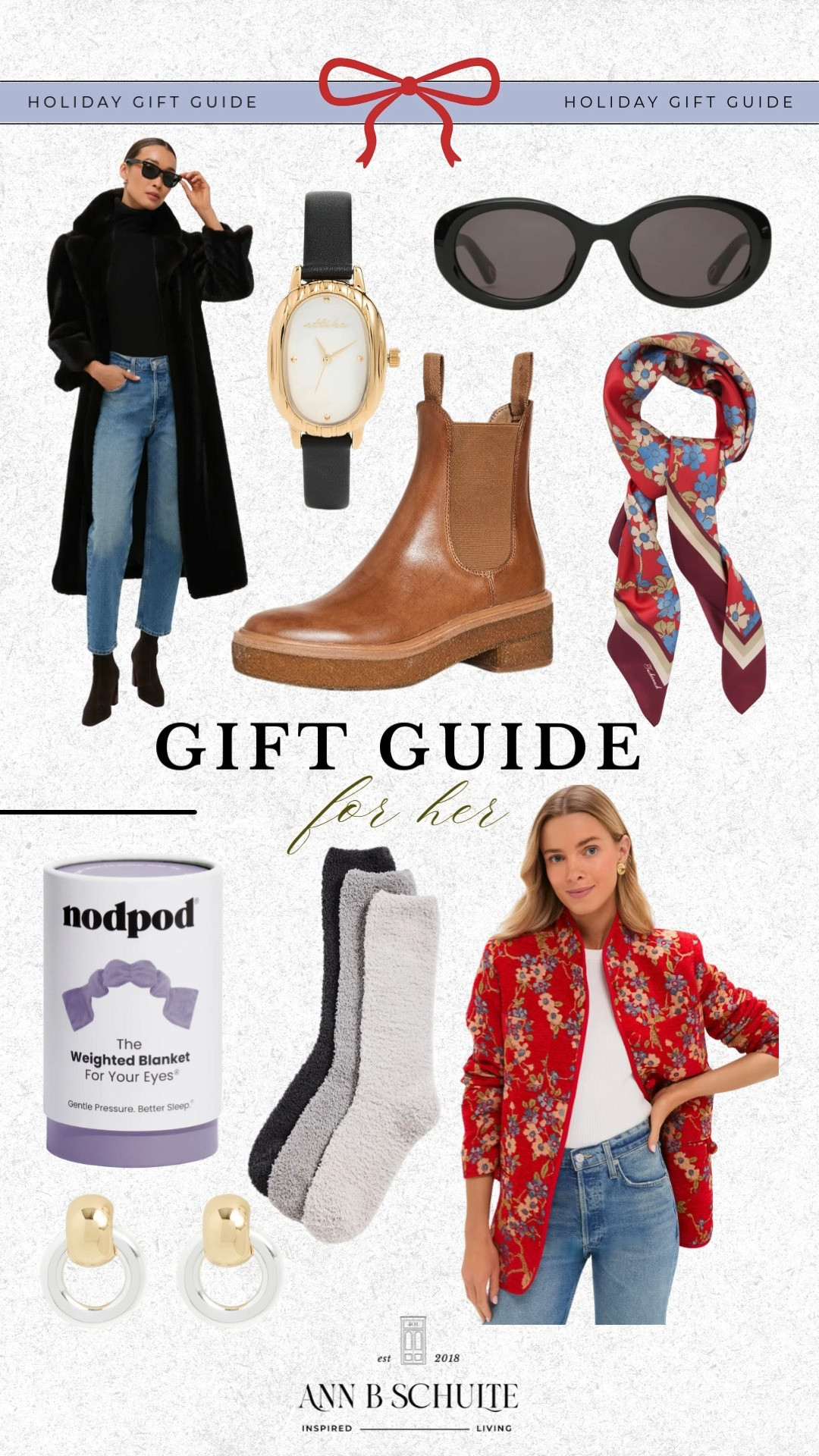 From cozy classics to dreamy must-haves, these gifts are made to make her season shine brighter. Because every sparkle has her name on it! 🎁💫🎀 #HolidayGiftGuide #GiftsForHer #LTKHoliday #HolidayInspo #GiftIdeas #FestiveFavorites #HolidayStyle #HolidayShopping #SeasonOfJoy #CozyChic 

 #LTKGiftGuide #LTKHoliday #LTKSeasonal
