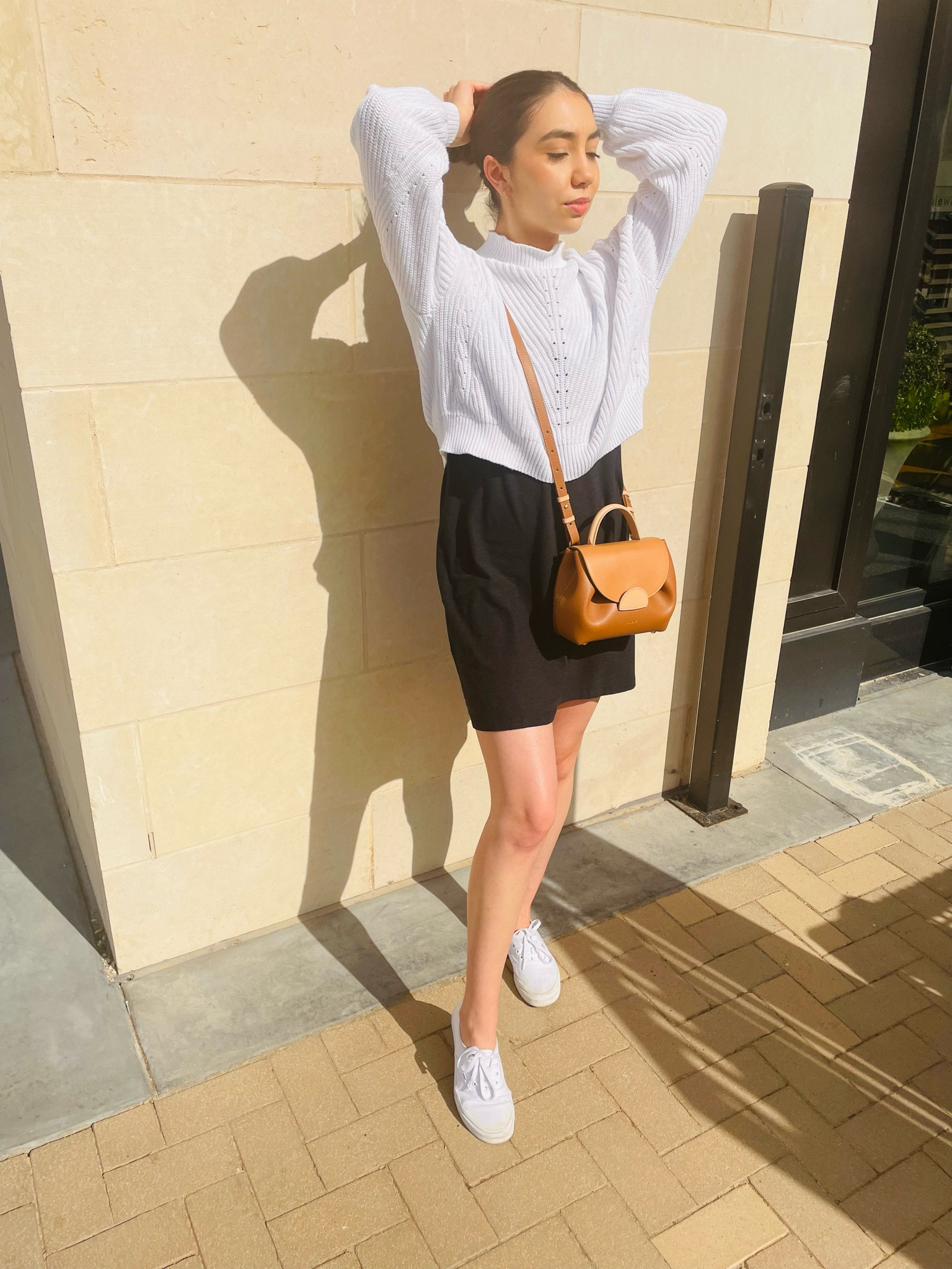Elevated an activewear dress by adding a cropped white sweater over top! The active dress is from Beyond Yoga and it is so flattering and comfortable. I paired it with Vans and my Polene bag for a casual chic athleisure outfit! 

#LTKstyletip #LTKitbag #LTKSeasonal