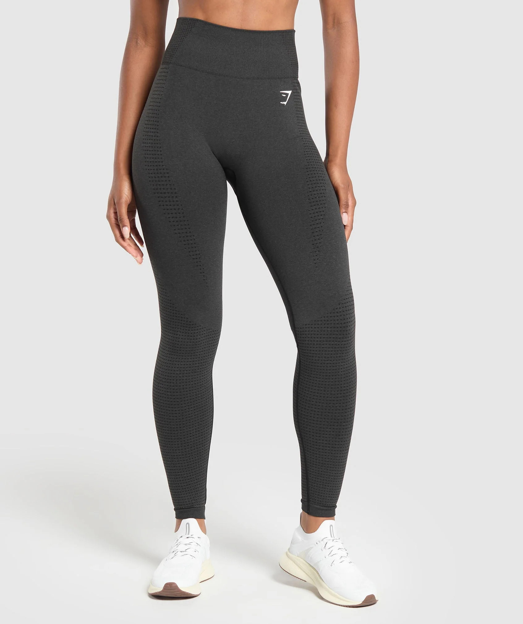 Gymshark Vital Seamless Tall Leggings - Black Marl | Gymshark US