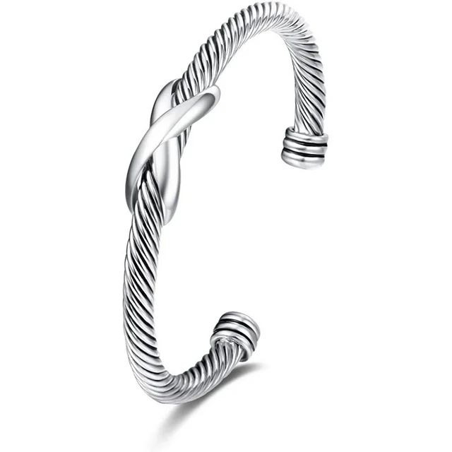 Jiaroswwei Women's Fashion 925 Sterling Silver Bracelet Bangle Chain Banquet Jewelry Gift | Walmart (US)