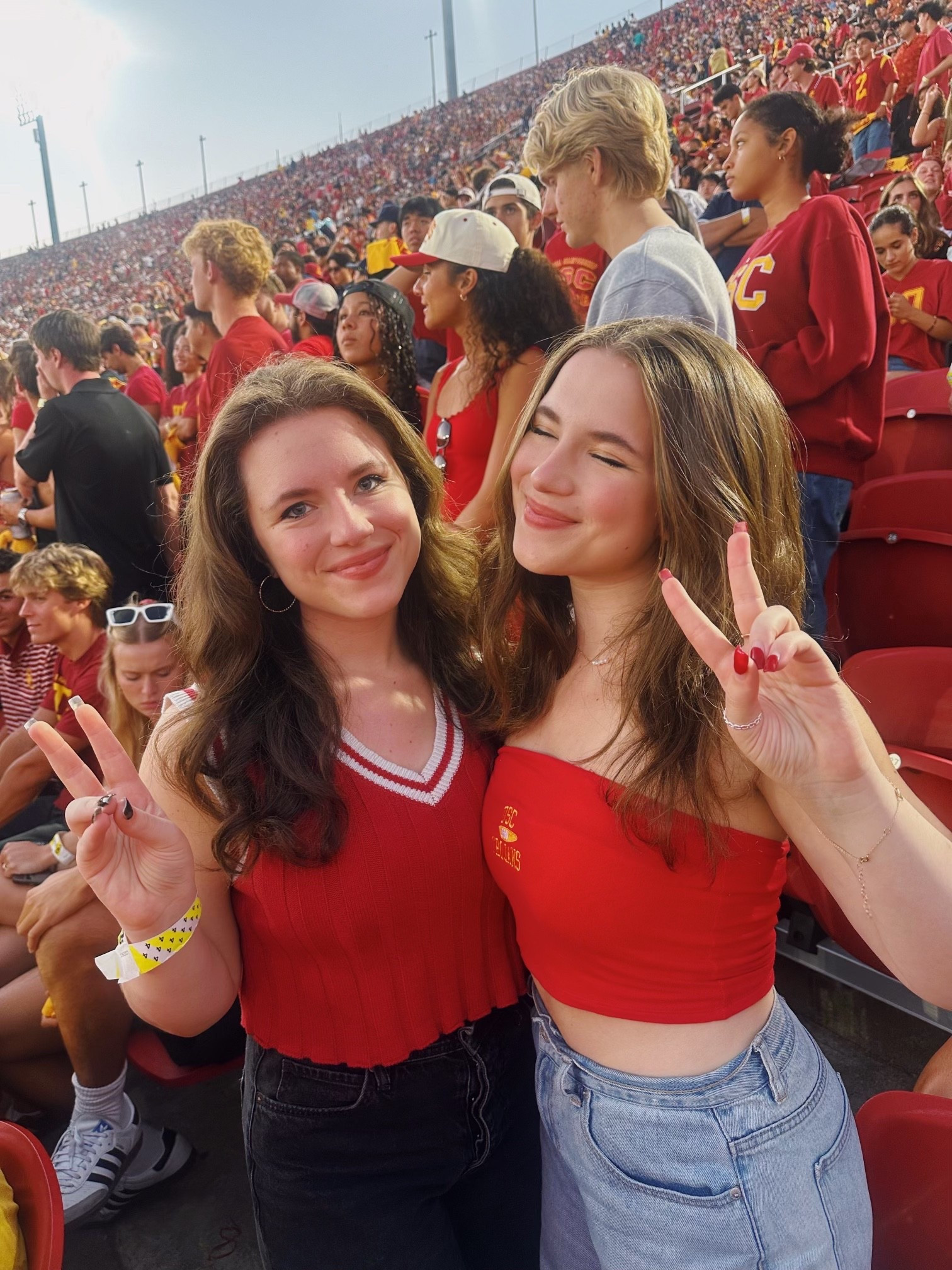 College game day fit !!  USC football 🏈 College spirit gear 

#LTKActive