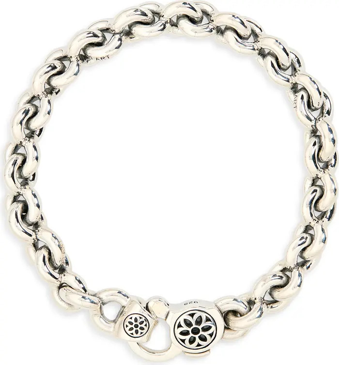 Good Art Hlywd Men's Fin Link Sterling Silver Bracelet | Nordstrom | Nordstrom