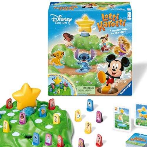 Ravensburger 24875 - Lotti Karotti Disney Edition, Adaptation of The Well-Known Classic Game with Disney Characters, Entertaining Race Game for 2 to 4 Children Aged 4 and Over | Amazon (US)