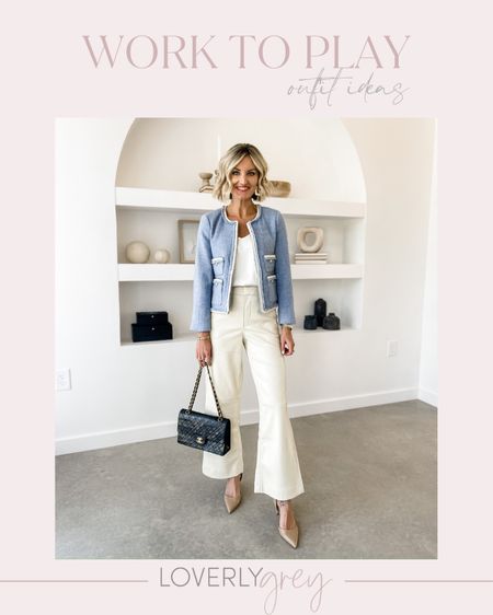 These faux leather pants and 0 in the lady jacket! A great workwear option off fall! The jacket is 30% off today! 

Loverly Grey, fall outfit

#LTKworkwear #LTKsalealert #LTKSeasonal