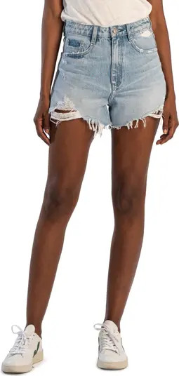 KUT from the Kloth Jane High Waist Denim Cutoff Shorts | Nordstrom | Nordstrom