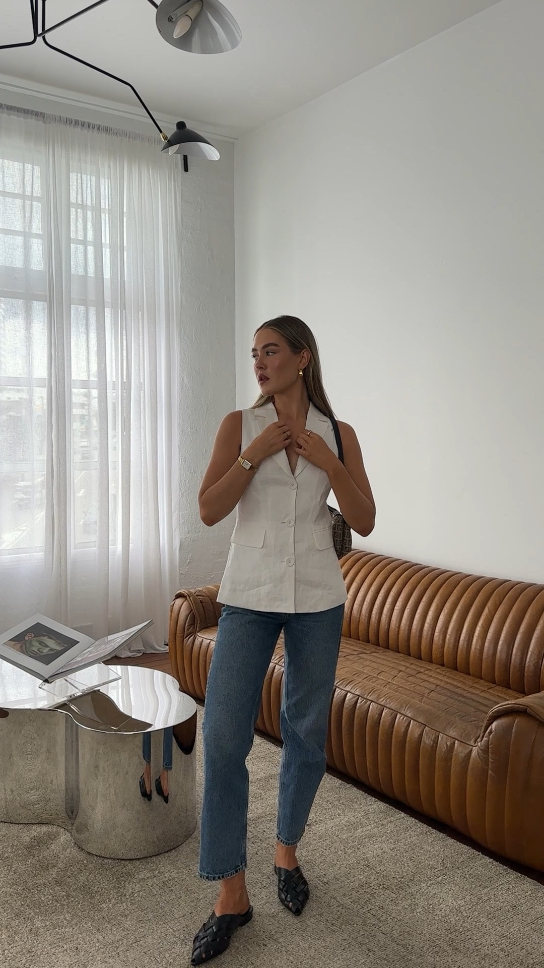 5 days of fits day 2; the most perfect, old money vest paired with my fave cropped jeans 🤍 don’t forget the statement sandal! 

#LTKstyletip #LTKworkwear #LTKaustralia