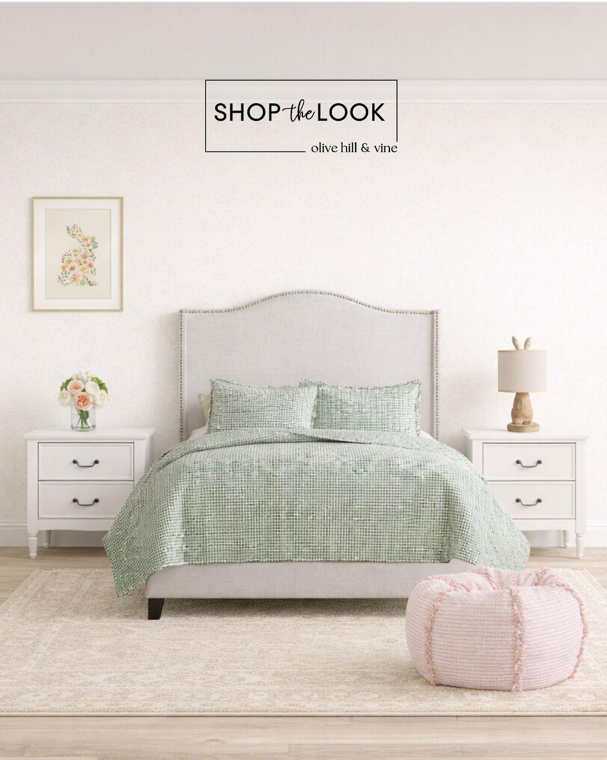 Soft sage gingham, blush checks, and sweet bunny accents bring this teen space into spring. Clean lines keep it fresh, while playful details add just enough charm. Light, airy, and effortlessly pulled together. 

 

#LTKHome #LTKKids