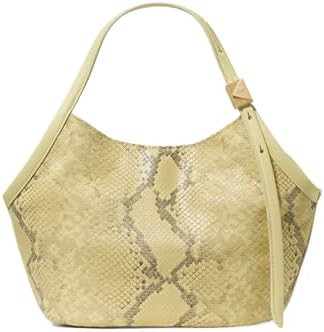 kate spade new york womens Deco Fine Grain Leather Small Tulip Tote | Amazon (US)