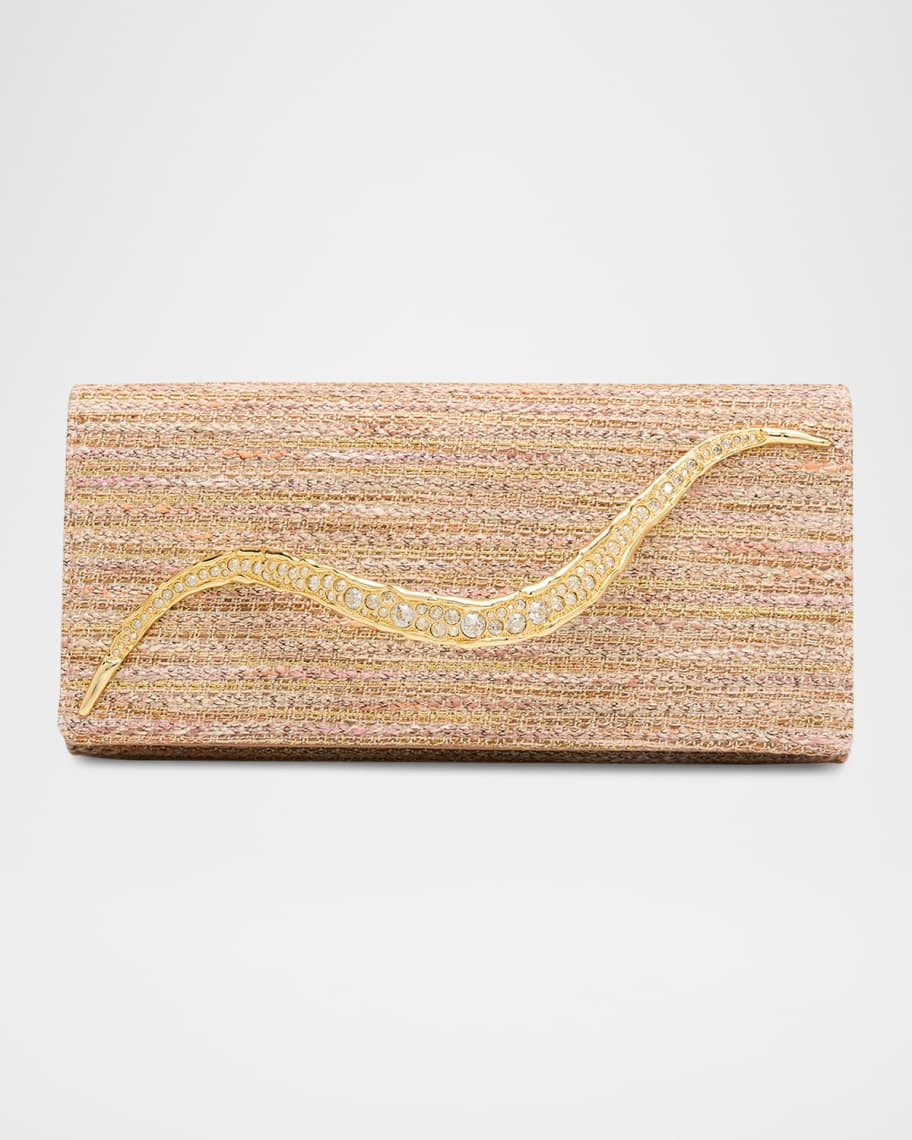 Crystal Curve Clutch Bag | Neiman Marcus
