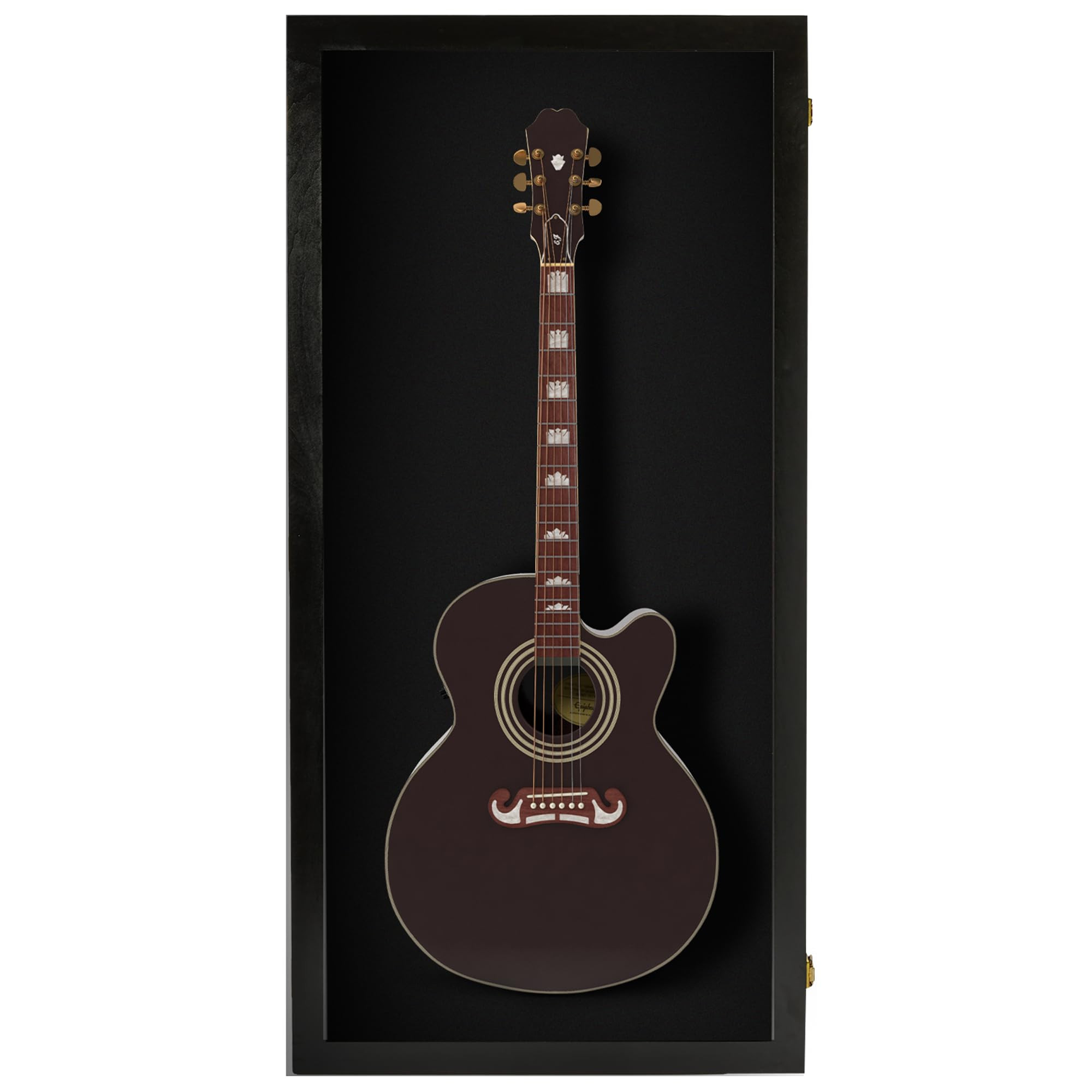 Extra Large Acoustic Guitar Display Case - Wall Mount Display Case for Acoustic/Electric Guitars ... | Amazon (US)
