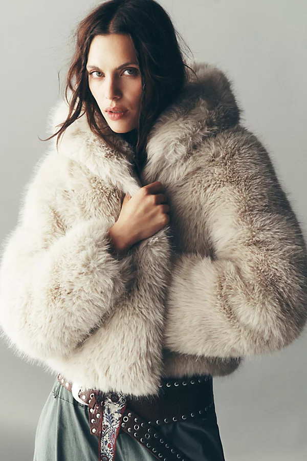 Louder Please Hooded Faux Fur Jacket | Free People (Global - UK&FR Excluded)
