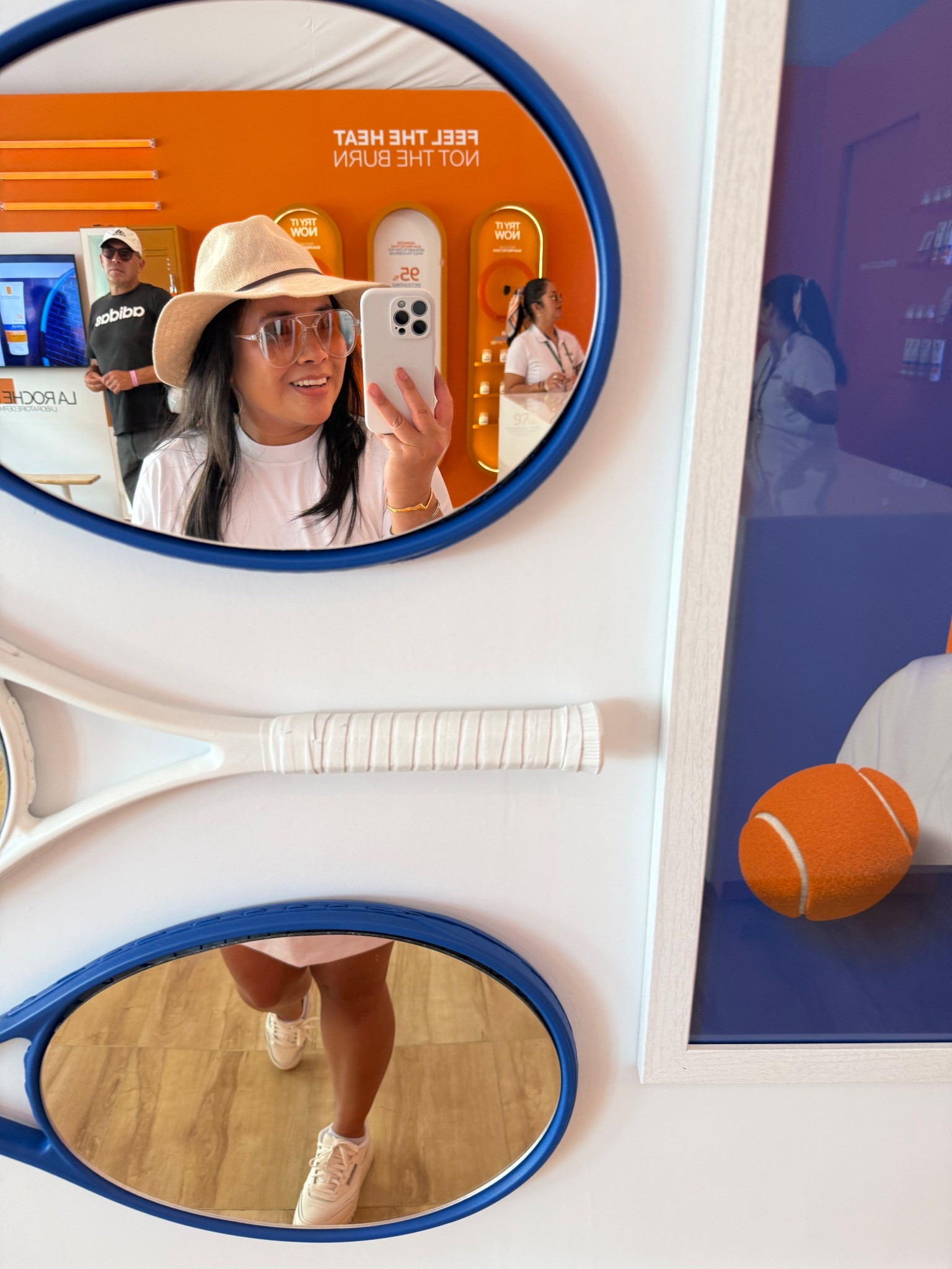 BNP Paribas Indian Wells Outfit Idea

Sharing what I wore for a sunny day at the tennis in Indian Wells. I love an outfit that feels effortless but still a little elevated for a full day walking the grounds and watching matches.

My base piece was a white tee dress from lululemon. It is one of those easy staples that always works because the waist is slightly cinched so it still feels flattering and feminine while staying comfortable for a full day out.

To elevate the look a bit I added a tan hat which gave the outfit a polished, sun ready feel. Platform reebok sneakers added some height while still being practical for all the walking around the tournament.

Accessories made the outfit feel playful and girly. I wore citrine drop hoop earrings which add the prettiest warm glow against neutral tones, along with clear frame aviator sunglasses that felt fresh and sporty for a bright desert day.

Easy, sporty, and a little elevated for a day at the BNP Paribas Open.

#bnpparibasopen #indianwellstennis #tennisoutfit #tennisstyle #lululemonstyle #teedress #sportyoutfit #athleisurestyle #platformsneakers #springtennisstyle

bnpparibas open outfit | indian wells tennis outfit | tennis tournament outfit ideas | lululemon tee dress outfit | sporty chic outfit | tennis spectator style | athleisure outfit ideas | platform reebok sneakers outfit | clear aviator sunglasses outfit | spring tennis fashion | desert tennis style

#LTKActive #LTKMidsize #LTKPetite