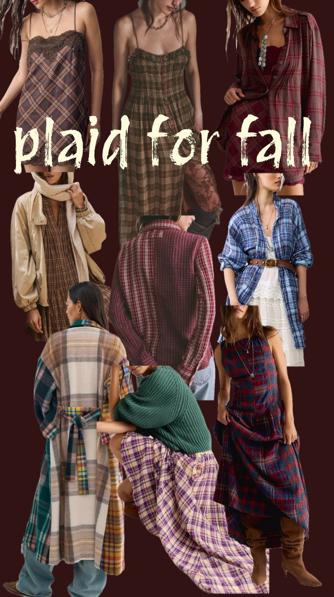 PLAID FOR FALL
 …...............
lace dress satin dress silk dress free people new arrivals
maxi skirt midi skirt plaid skirt mini skirt plaid dress flannel shirt oversized button down shirt brown dress chocolate dress wedding guest dress plaid maxi dress open back dress button front dress layering pieces fall layers fall fashion fall trends fall outfit ideas casual fall outfit country concert outfit long sleeve shirt sweater shirt cardigan lace shirt maroon shirt fall coat fall jacket winter coat winter jacket funnel
neck sweater henley lace cami lace skirt slip skirt

#LTKootd #LTKMidsize #LTKWorkwear