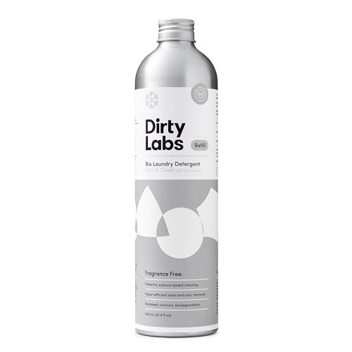 Dirty Labs | Scent Free | Bio Enzyme Liquid Laundry Detergent | 80 Loads (21.6 fl oz) | Hyper-Concentrated | High Efficiency & Standard Machine Washing | Nontoxic, Biodegradable | Stain & Odor Removal | Amazon (US)