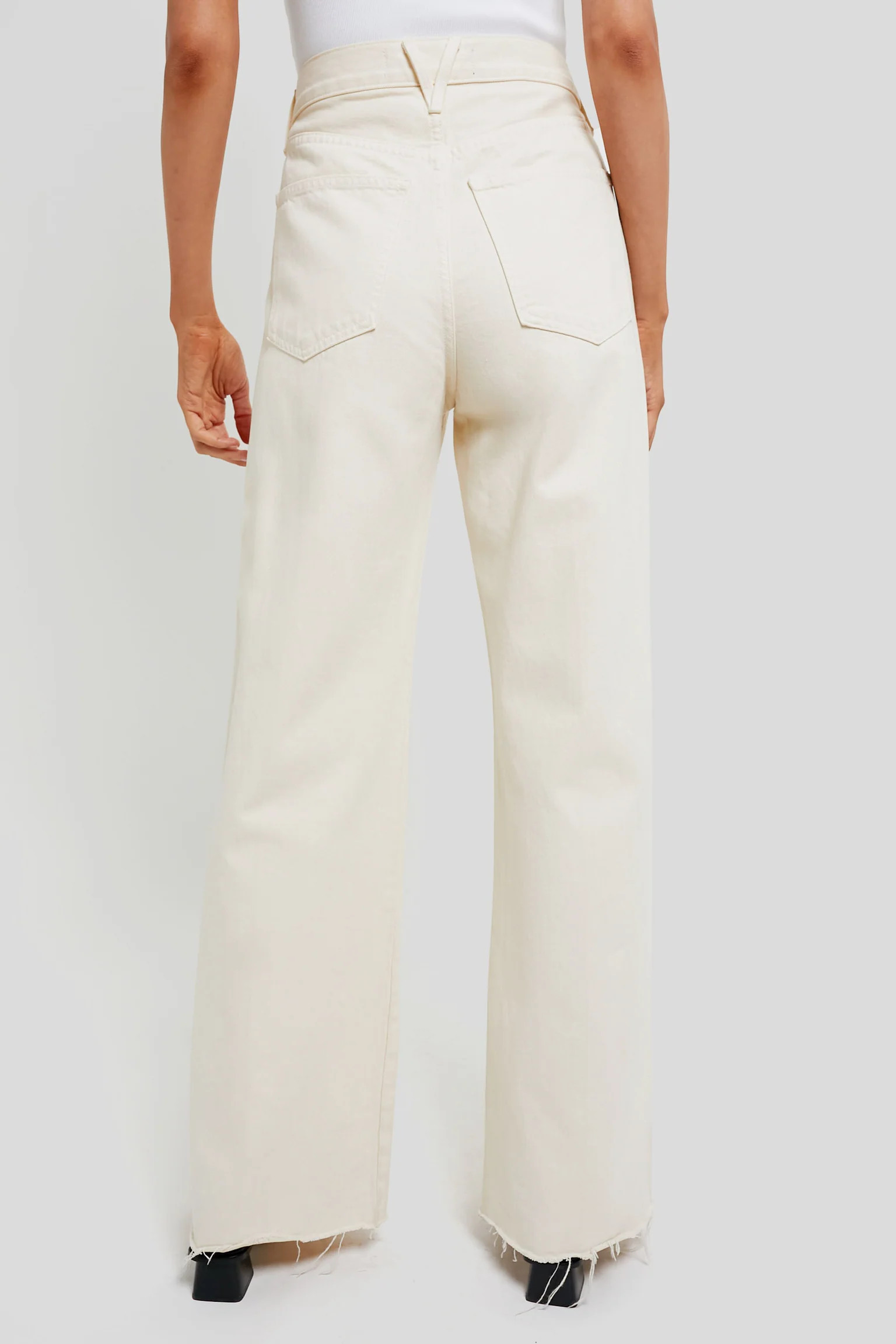 Ecru Taylor High Rise Wide Leg | Tuckernuck (US)