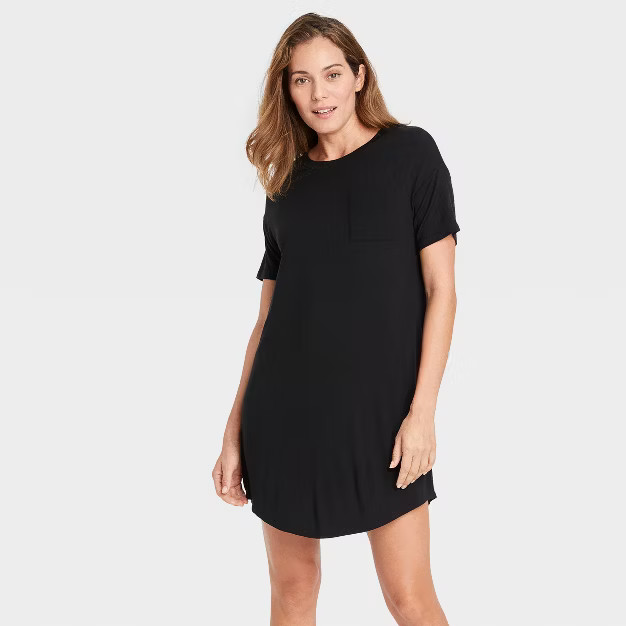 Women's Beautifully Soft Short Sleeve NightGown - Stars Above™ | Target