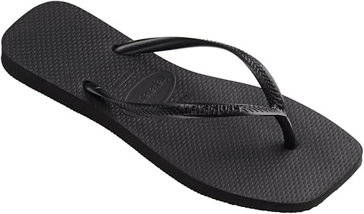 Havaianas Women's Slim Square Solid Flip Flops | Amazon (US)