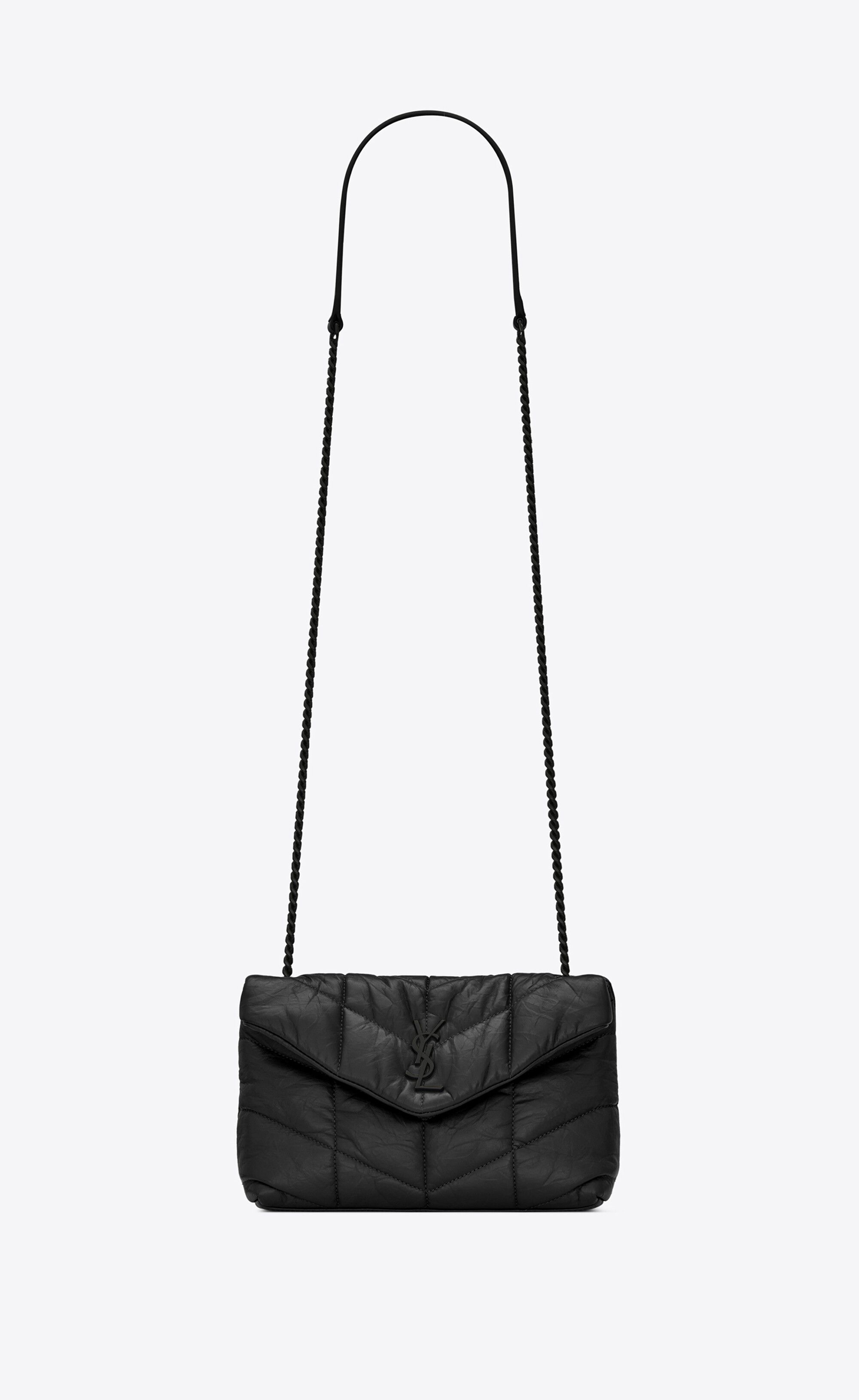 PUFFER toy bag in quilted wrinkled matte leather | Saint Laurent | YSL.com | Saint Laurent Inc. (Global)