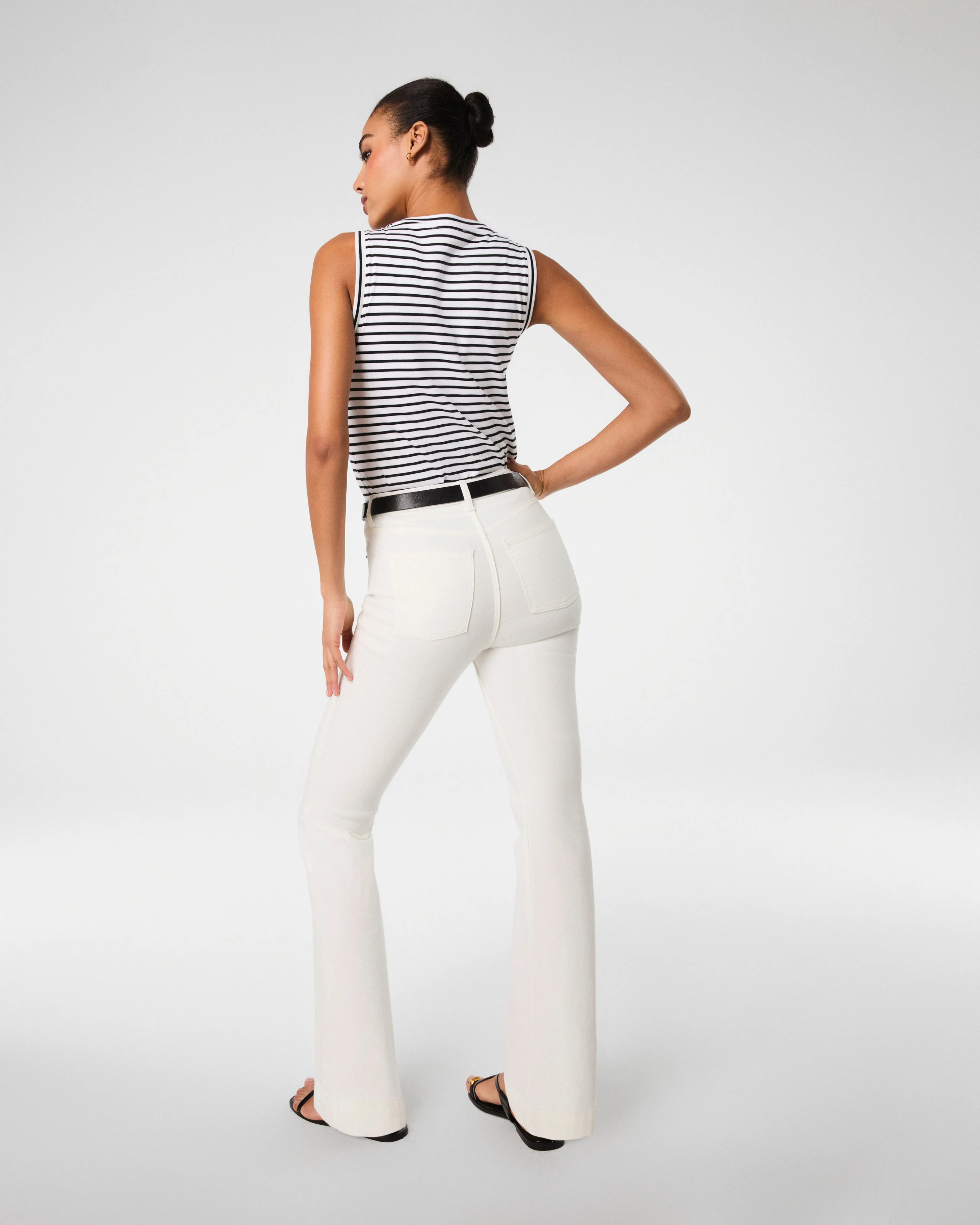 High-Rise Sculpting Flare Jeans with Tummy Control | SPANX | Spanx