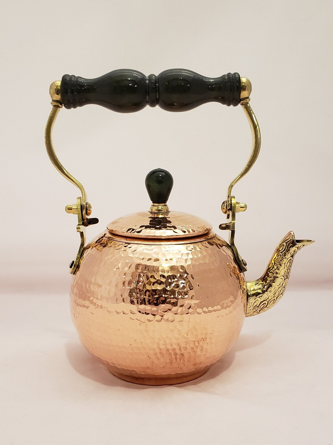 Handmade Round Copper Kettle - Etsy | Etsy (US)