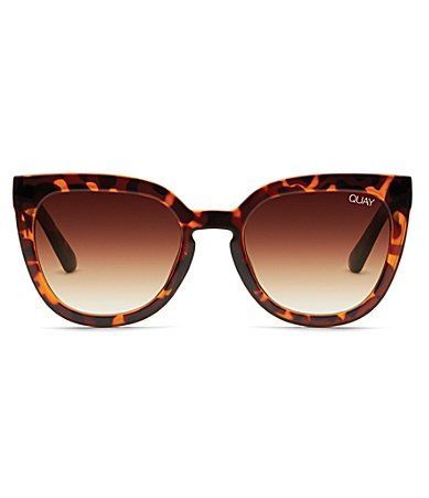 Quay Australia Noosa Cat Eye Sunglasses - Tortoise Brown Fade | Dillards