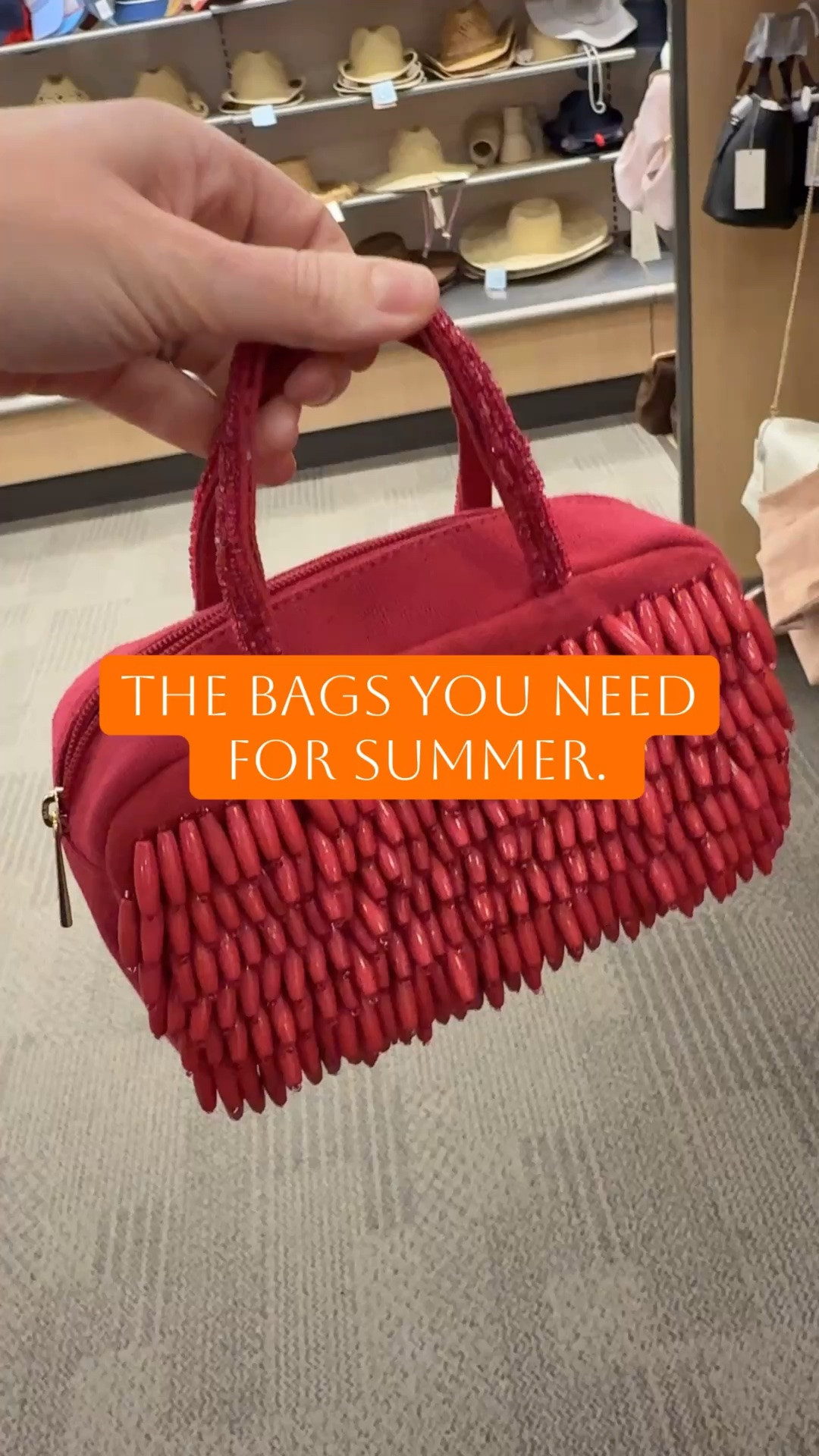 Your summer bag just arrived… and she has beads. 🏖️✨ These little structured beauties from Target are giving resort-chic for way less than you’d expect. Orange for the bold girl, berry for the it girl — we’ll let you decide. 👀 #TargetFinds #SummerStyle #BeadedBag #TargetAccessories #ResortWear
