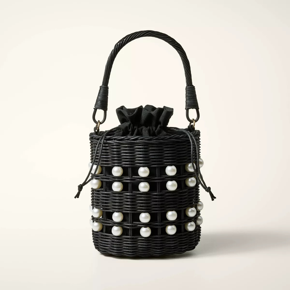 Pearl Embellished Basket Bucket Bag - kate spade new york x Target Black | Target