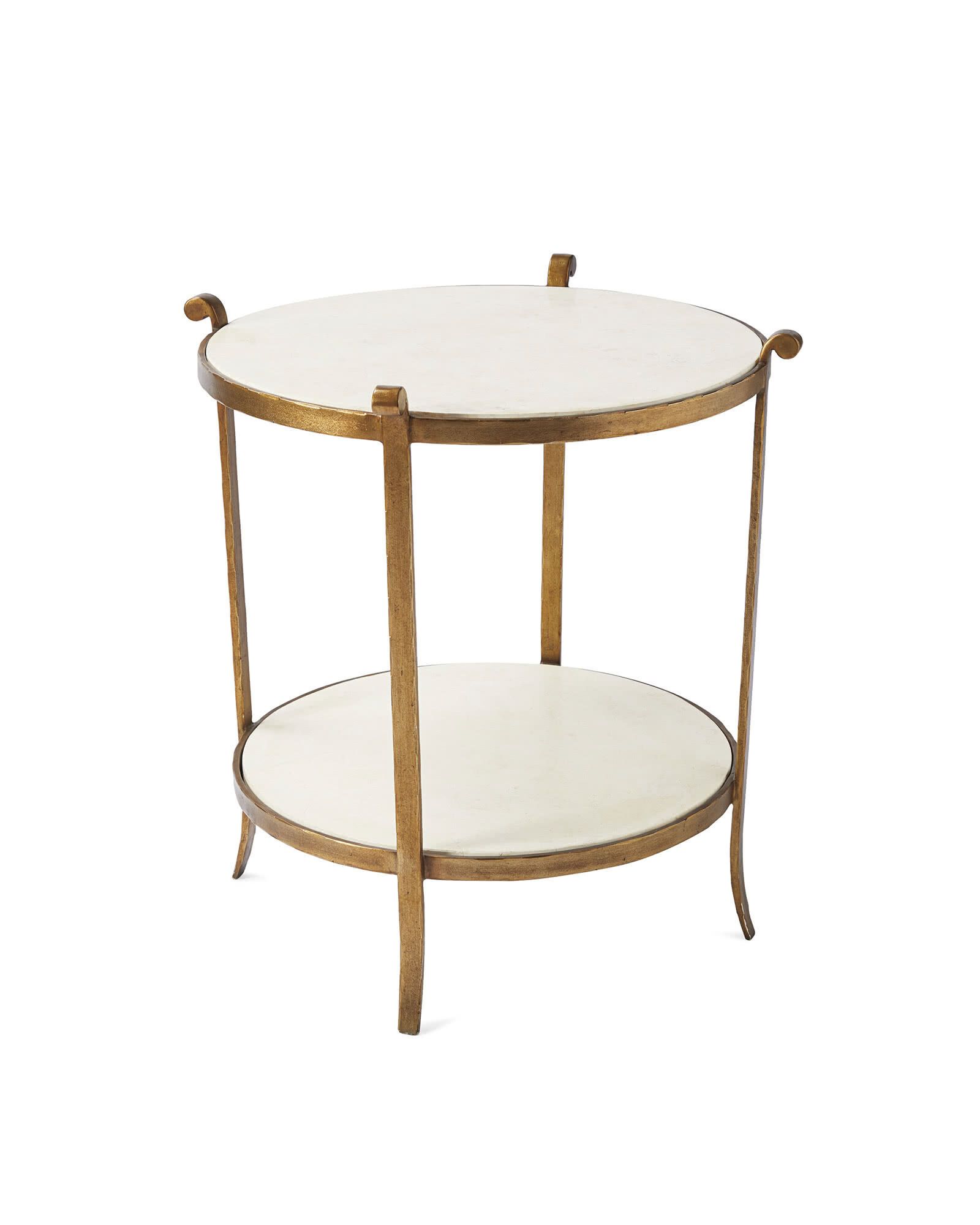 St. Germain Stone Side Table | Serena and Lily