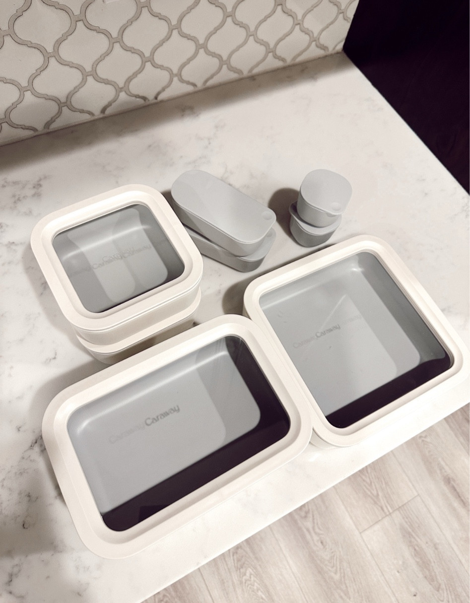 I’m trying to move away from a lot of unnecessary plastic and have been loving these ceramic containers from caraway! Making it easy to store and heat up leftovers and prepped food. 

#LTKHome #LTKTravel #LTKFamily