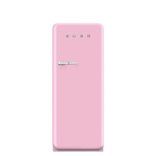 Smeg 50's Style Retro FAB 28 Refrigerator with Ice Compartment, Pink, Right Hinge | Williams-Sonoma