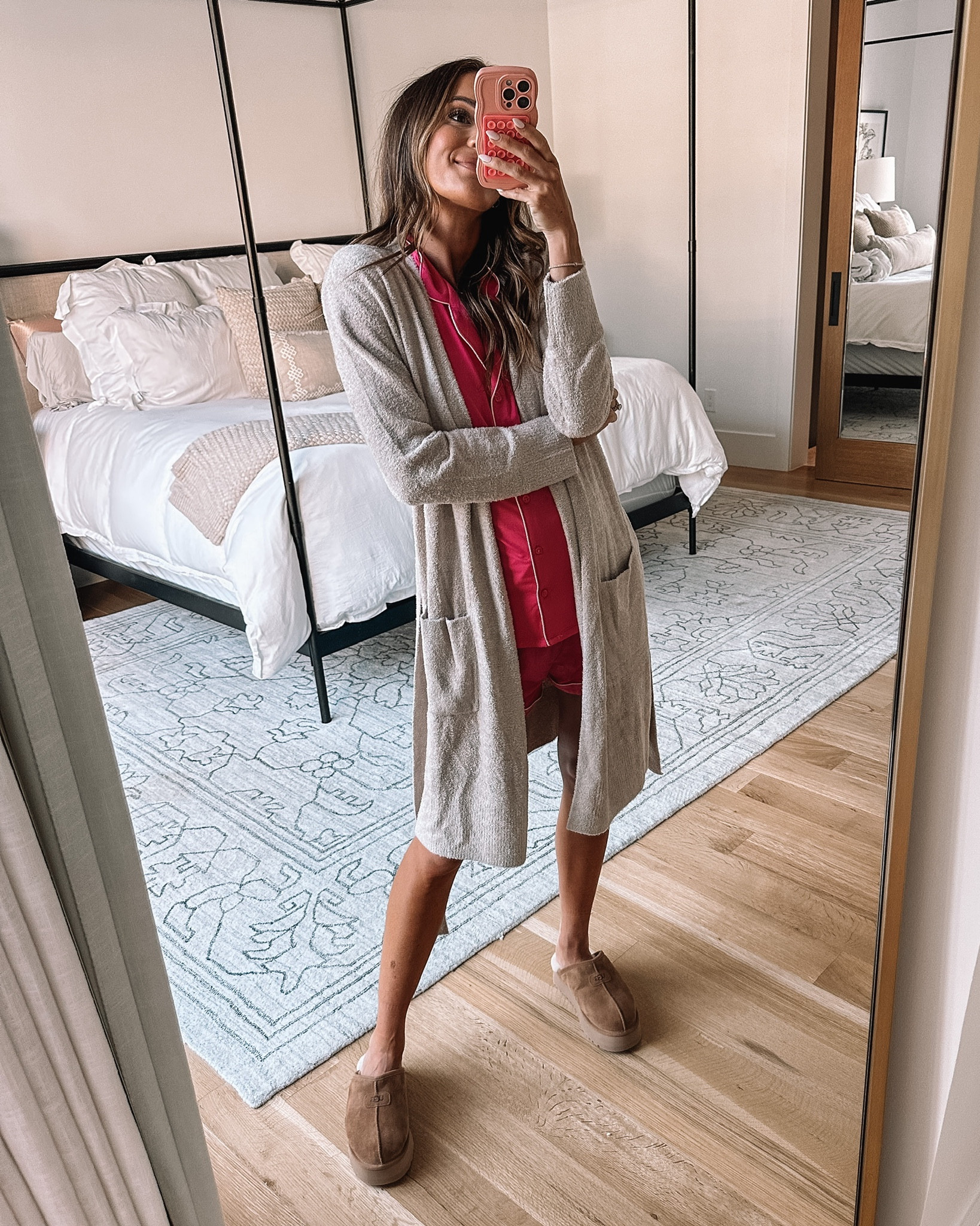 these ugg slippers will be a must when the weather cools and for the holidays! they’re such a good price during the nsale! 🙌🏼 and this cardigan is so comfy!

#LTKxNSale #LTKshoecrush